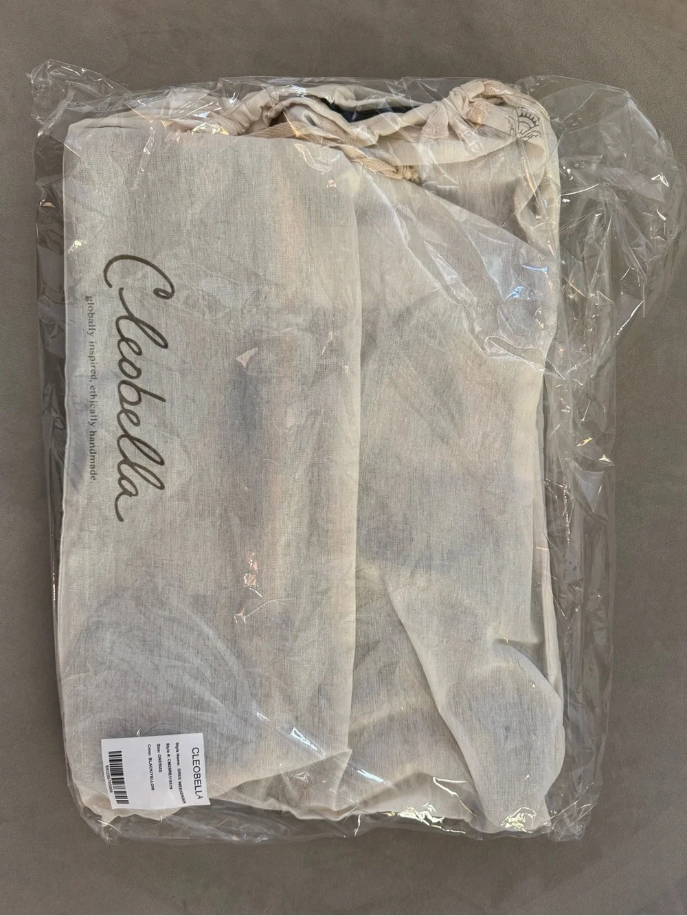 NWT Cleobella Leather Travel Carry On Snake Dree Weekender Bag in Yellow - Picture 11 of 11